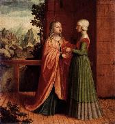 Master of Ab Monogram The Visitation oil painting